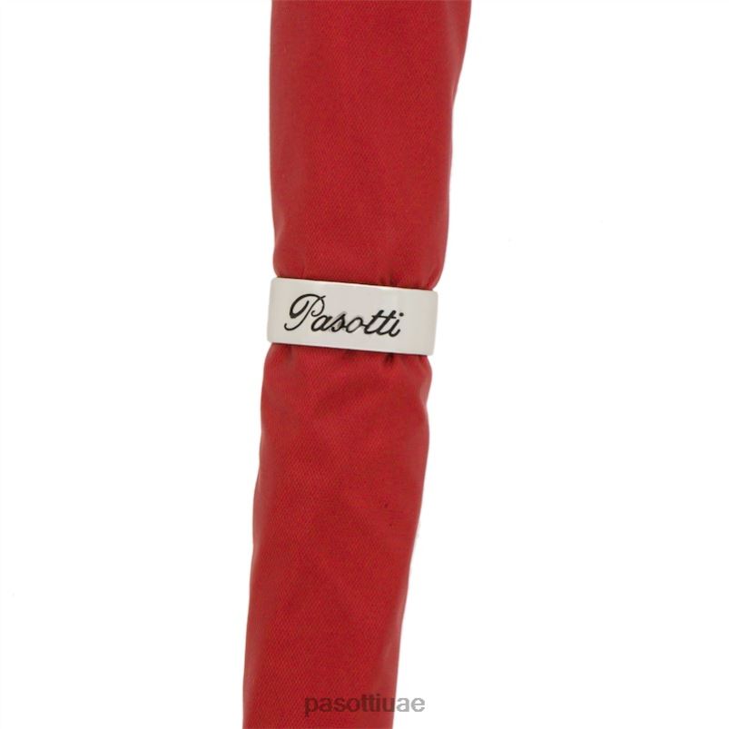 مظلة | 478fa oxf-4 w40pr - مظلة حمراء مع كلب صيد فضي PASOTTI Z446V27